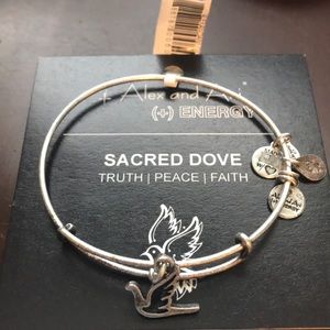 Alex and Ani Sacred Dove Bangle